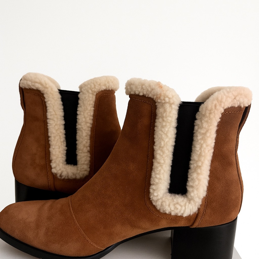 rag & bone Brown and Cream Ankle Booties